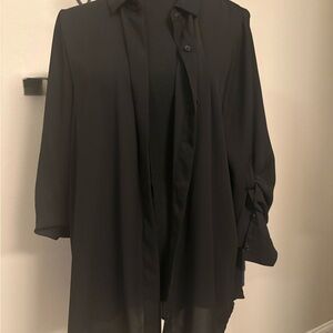 Black Button-Up Shirt